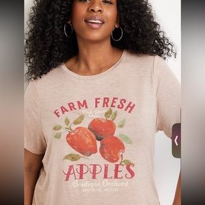 Maurice’s farm fresh apple shirt 2X